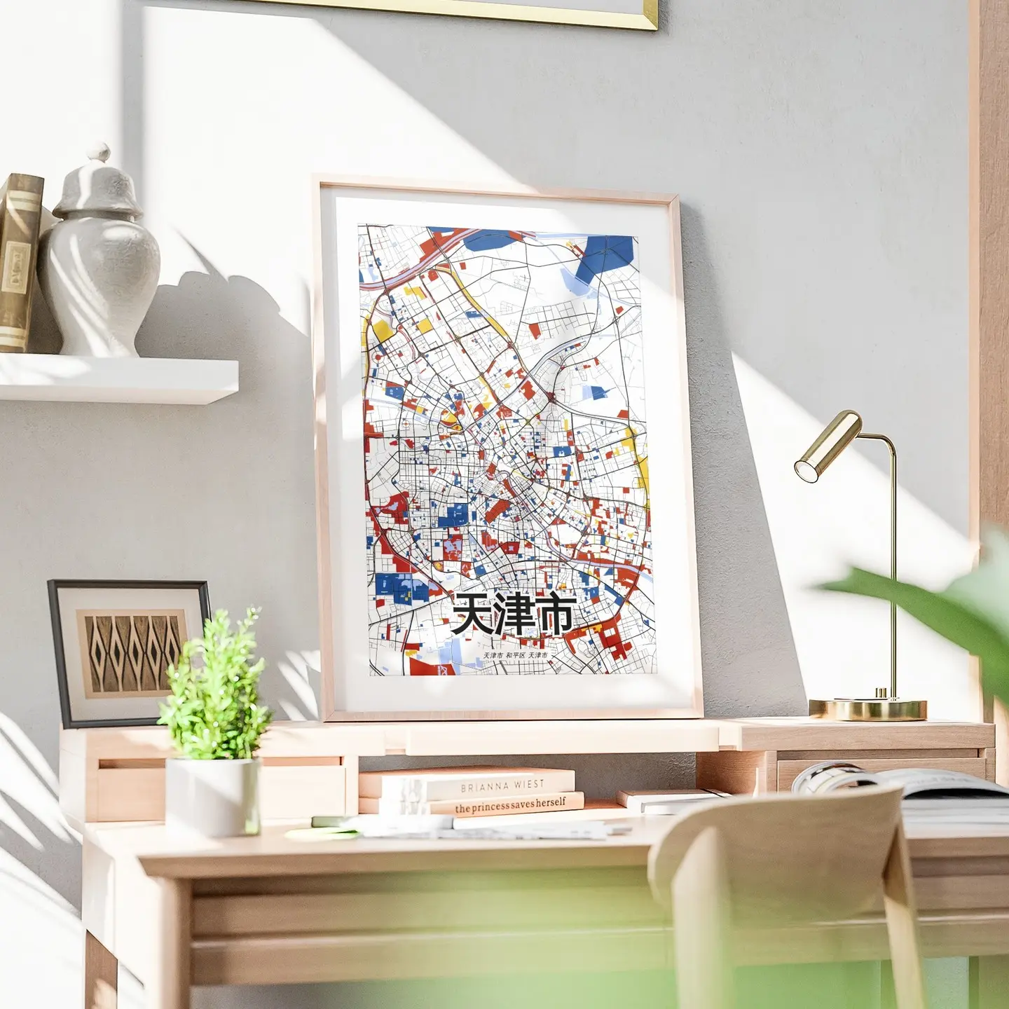 Map of the city of Tokyo in Japan